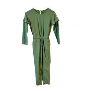 Matilda Jane Resting Day Romper Green Jumpsuit Jumper girls size 10